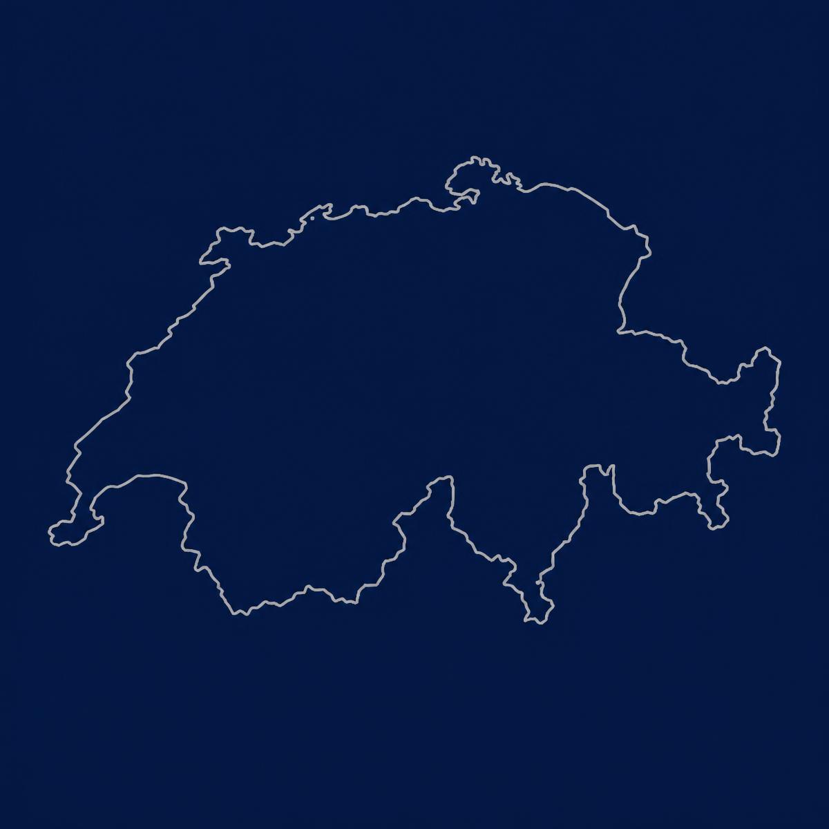 Karte der Schweiz mit Händlerstandorten